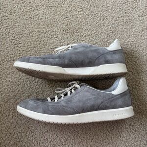 Cole Haan Grand Pro Men's Gray and White Lace Up Sneakers Size 13